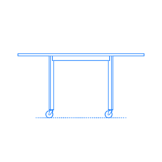 Furniture Dining Tables Durso High Table Square Outline Svg File, Free Vectors File